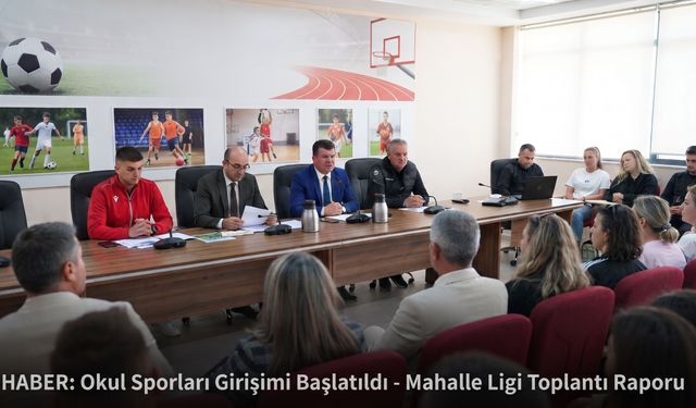 Okul sporları ve mahalle ligi için kol sıvadılar