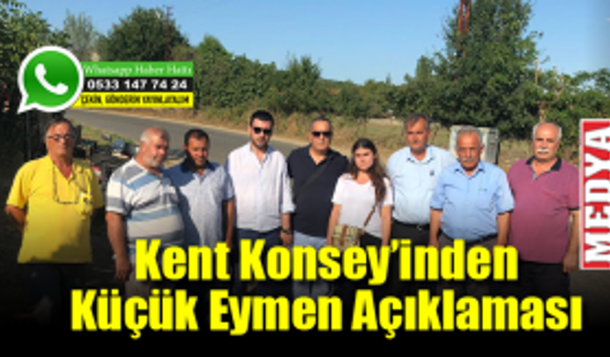 Kent Konsey'inden Küçük Eymen Açıklaması