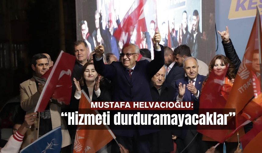 Mustafa Helvacıoğlu, Aşağı Zaferiye'de konuştu