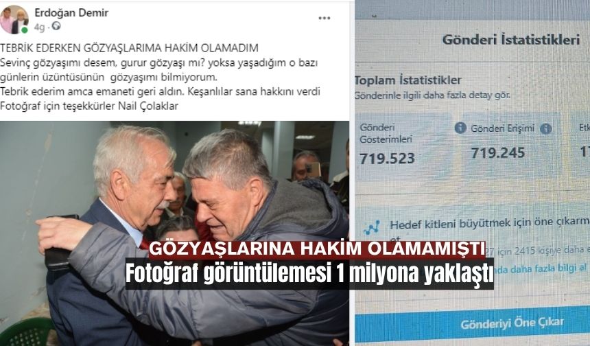 Erdoğan Demir ve Mehmet Özcan'ın fotoğrafı 1 milyon görüntülemeye yaklaştı
