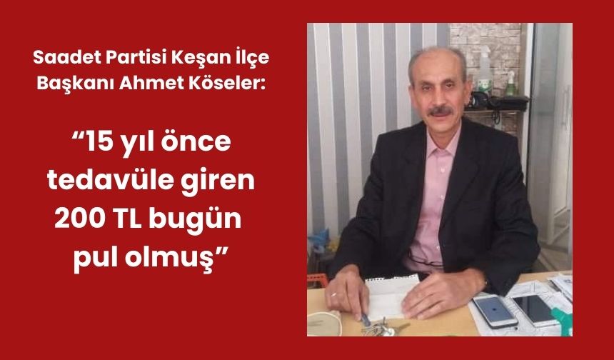 Ahmet Köseler'den iktidara sert enflasyon açıklaması