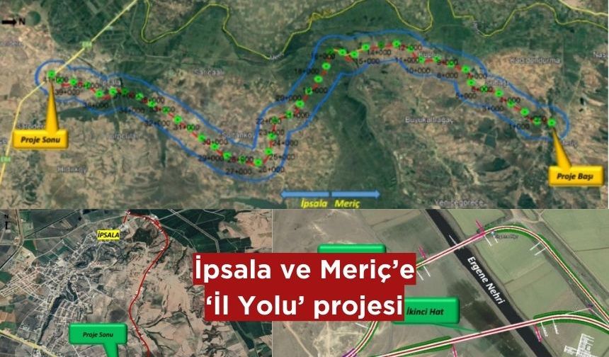 İpsala ve Meriç'e 'İl Yolu' projesi