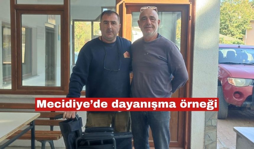 Mecidiye köyünde dayanışmanın gücü örnek oldu