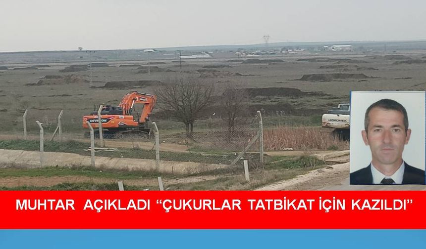 Kılıçköy’deki çukurların nedeni belli oldu