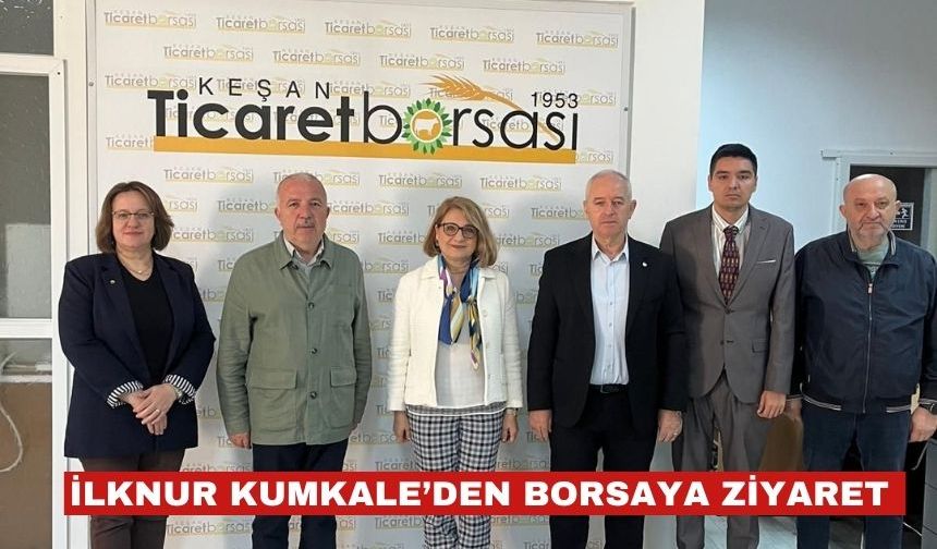 Keşan Yusuf Çapraz'dan Keşan Ticaret Borsası'na ziyaret