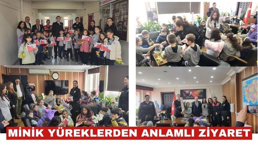 Minik yüreklerden anlamlı ziyaret