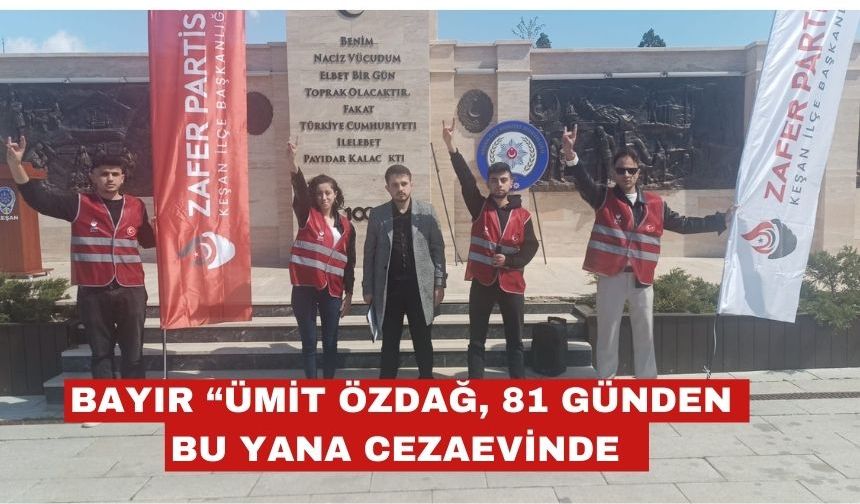 Zafer Partisi 'nden Ümit Özdağ için basın açıklaması