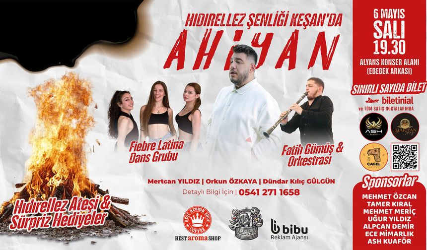 Ahiyan Konseri 16 Mayıs’a ertelendi