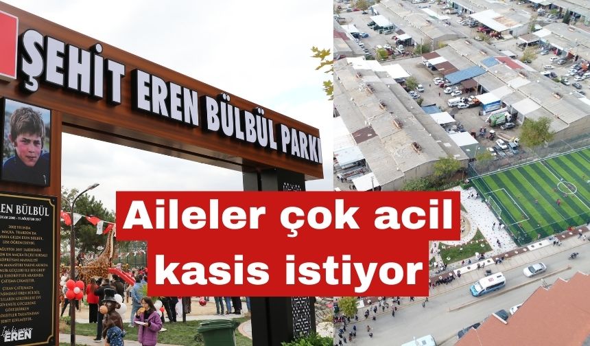 Şehit Eren Bülbül Parkı önündeki yola kasis isteniyor