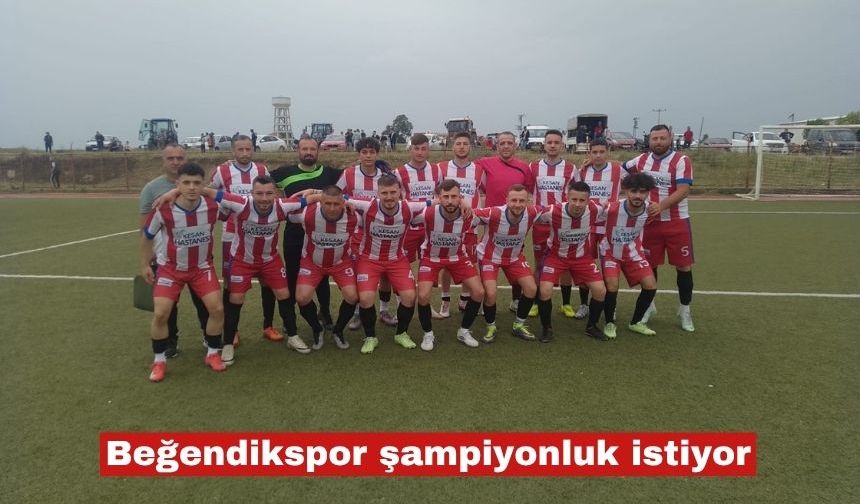 Beğendikspor liderlik şansını sürdürüyor