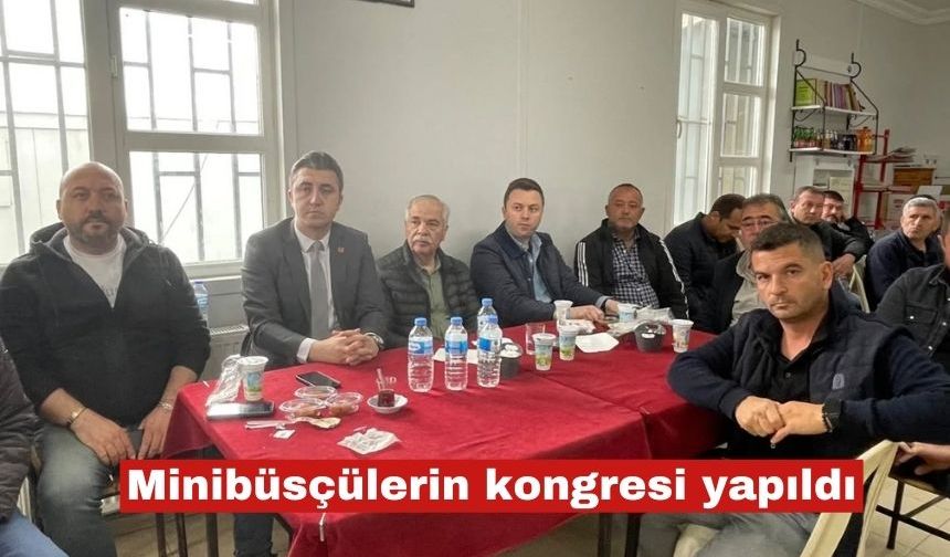 Minibüsçüler Kooperatifi’nin mali kongresi yapıldı