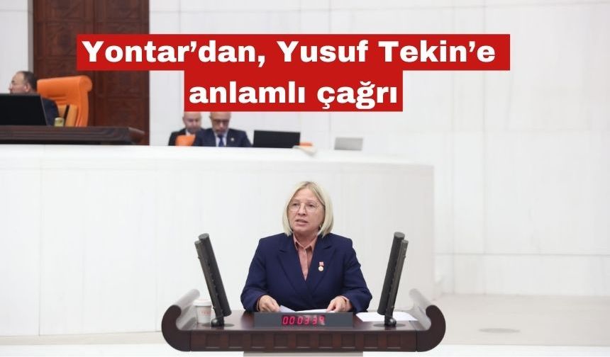 Yontar’dan  Yusuf Tekin’e anlamlı çağrı