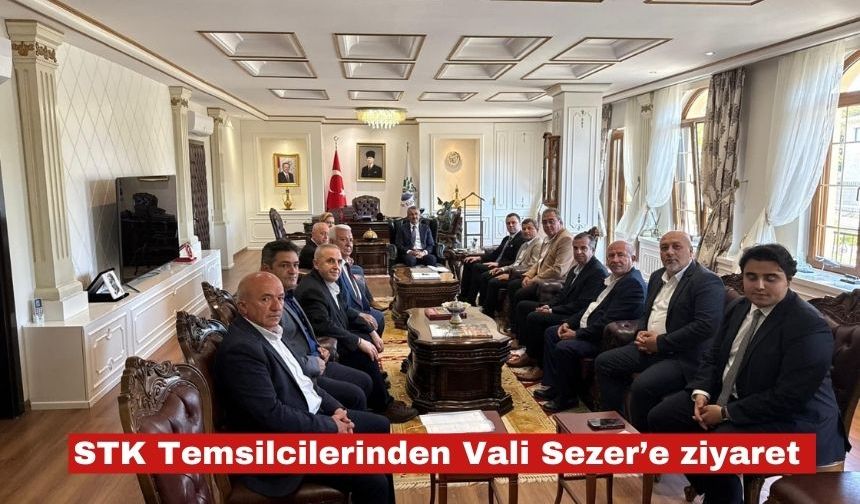 Keşan ve bölge oda başkanlarından Vali Sezer’e ziyaret