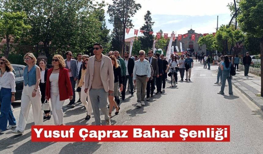 Yusuf Çapraz’da Bahar Şenliği kortej yürüyüşü ile başladı