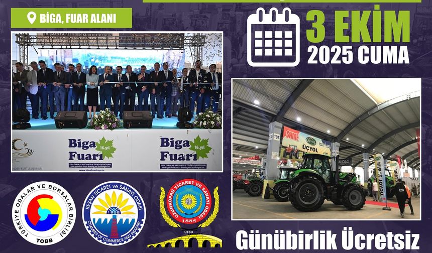 Üyelerini Biga Gıda Tarım Hayvancılık Fuarı’na götürüyor