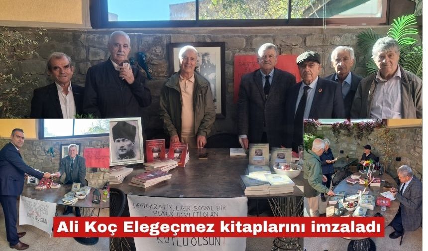Ali Koç Elegeçmez kitaplarını imzaladı