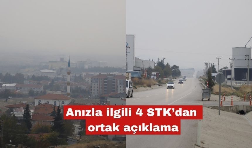 Anızla ilgili 4 STK’dan ortak açıklama