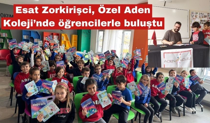Esat Zorkirişci, Özel Aden Koleji’nde öğrencilerle buluştu