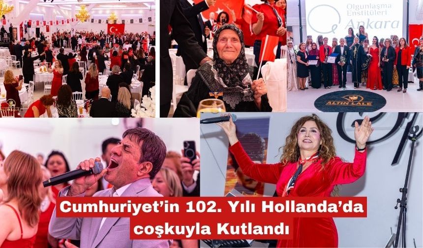 Cumhuriyet’in 102. Yılı Hollanda’da coşkuyla Kutlandı