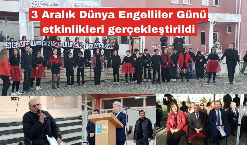 3 Aralık Dünya Engelliler Günü etkinlikleri gerçekleştirildi