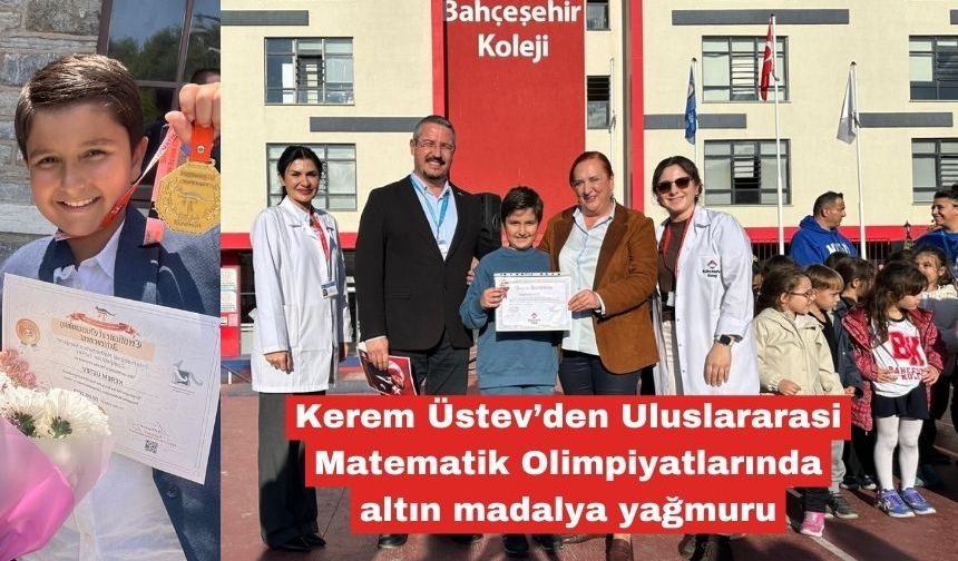 Kerem Üstev'den Altın Madalya yağmuru
