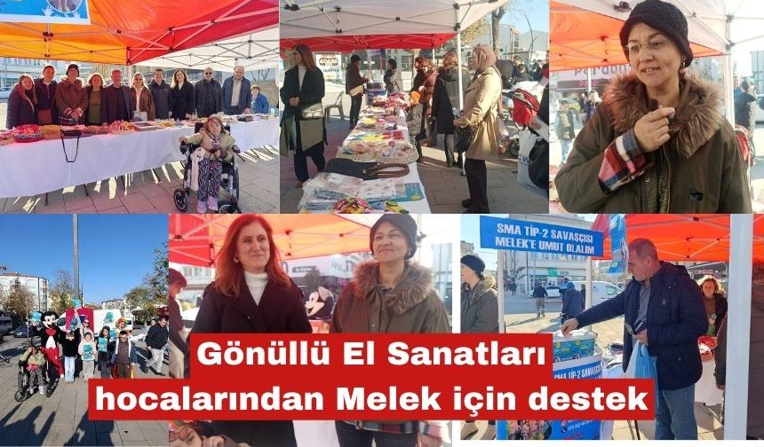 Gönüllü El Sanatları hocalarından Melek için destek
