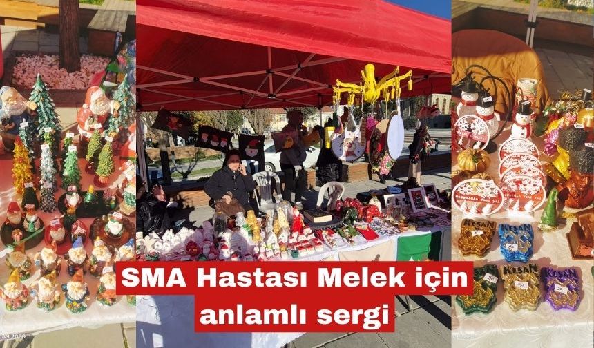 SMA Hastası Melek için anlamlı sergi