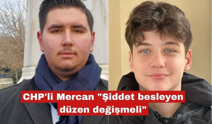 CHP'li Mercan "Şiddet besleyen düzen değişmeli"