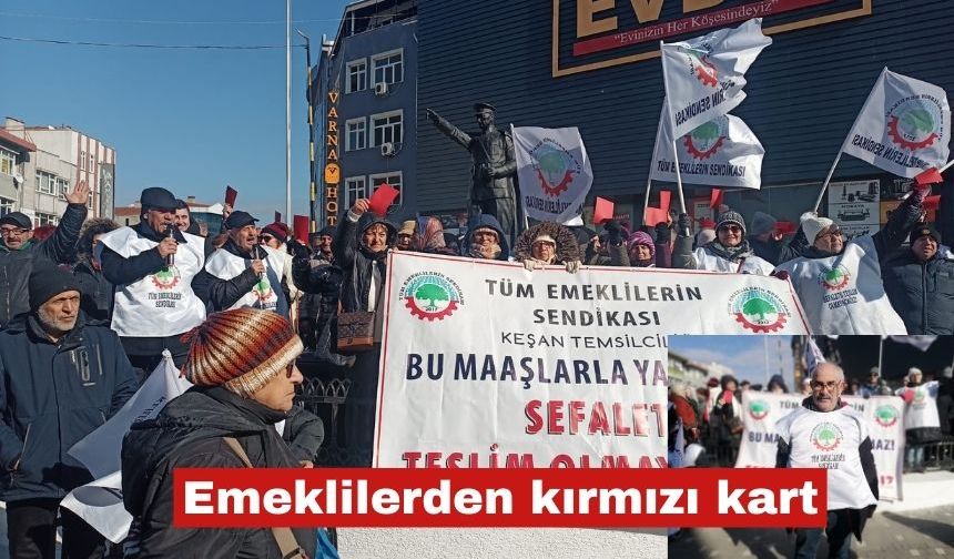 Emeklilerden kırmızı kart. Bıçak kemiğe dayandı