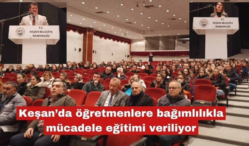 Öğretmenlere bağımlılıkla mücadele eğitimi veriliyor
