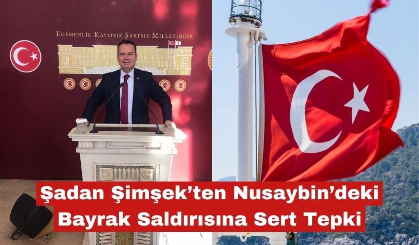 Şadan Şimşek’ten Nusaybin’deki Bayrak Saldırısına Sert Tepki