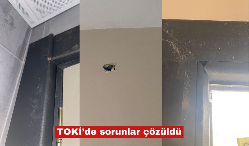 TOKİ yetkilileri Keşan’daki TOKİ mağduruna ulaştı