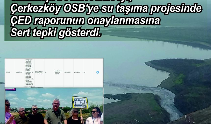 Meriç Nehri projesine ÇED onayı