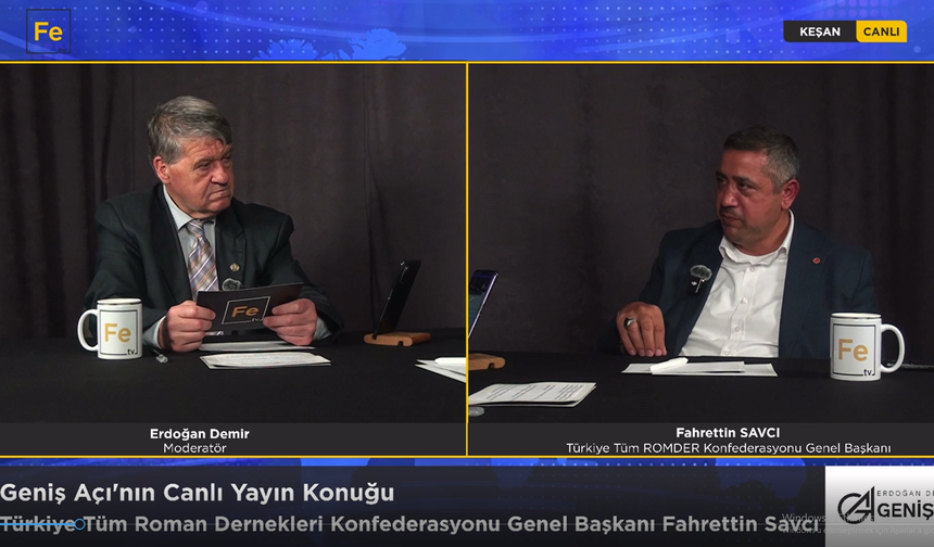 Fahrettin Savcı Fe TV'de şok açıklamalar yaptı