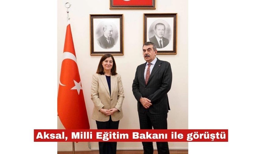 Aksal, Tekin ile Edirne’deki milli eğitimini  görüştü