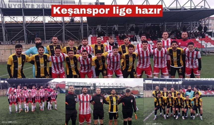 Keşanspor hYenikarpuzluspor'u 8-2 mağlup etti