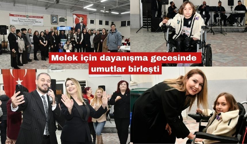 Melek için dayanışma gecesinde umutlar birleşti