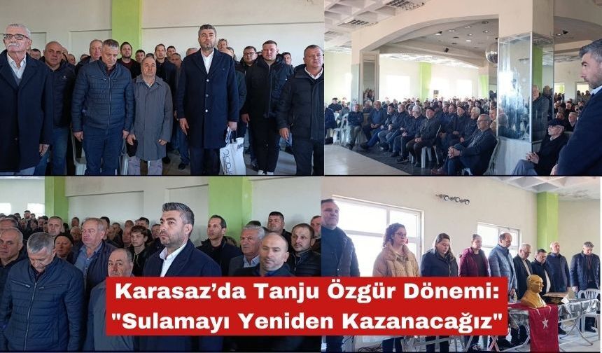 Tanju Özgür Dönemi: "Sulamayı Yeniden Kazanacağız"