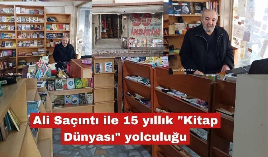 Ali Saçıntı ile 15 yıllık "Kitap Dünyası" yolculuğu