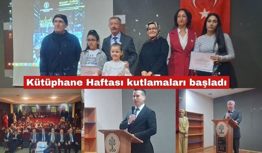Kütüphane Haftası kutlamaları başladı