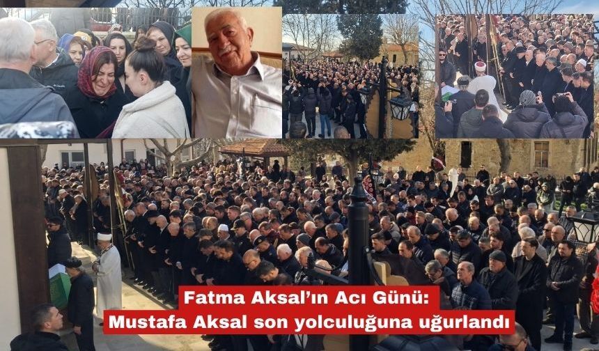 Fatma Aksal’ın Acı Günü.Babasını toprağa verdi