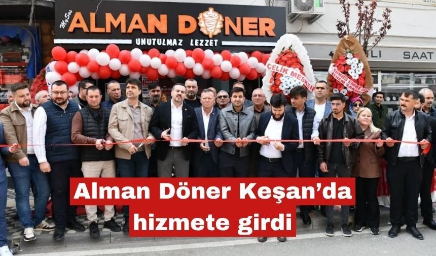"Alman Döner" geçtğimiz Cumartesi günü hizmete girdi!