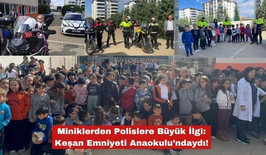 Miniklerden Polislere Büyük İlgi