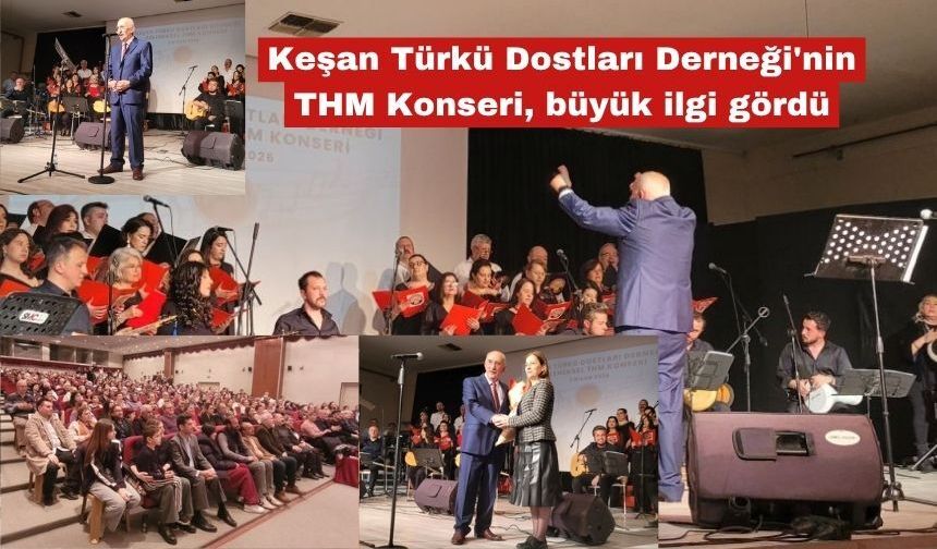 Türkü Dostları Derneği'nin THM Konseri, büyük ilgi gördü