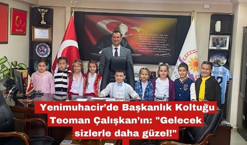 Yenimuhacir’de Başkanlık Koltuğu Teoman Çalışkan’ın