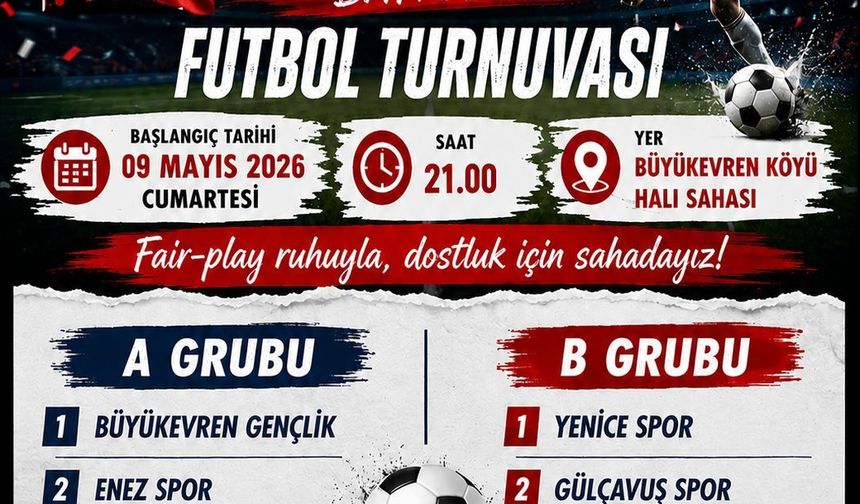 Büyükevren’de 19 Mayıs coşkusu sahaya iniyor!