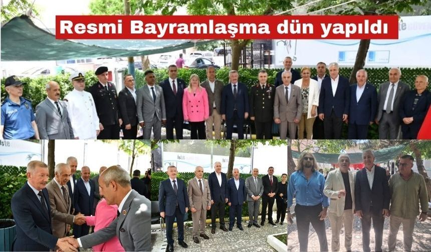 Keşan’da bayramlaşma dün yapıldı