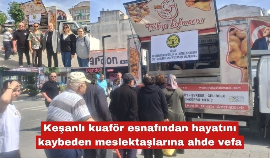 Hayatını kaybeden meslektaşlarına ahde vefa