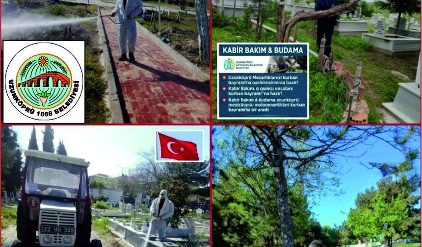 Uzunköprü'de kabir ziyaretlerine hız verildi