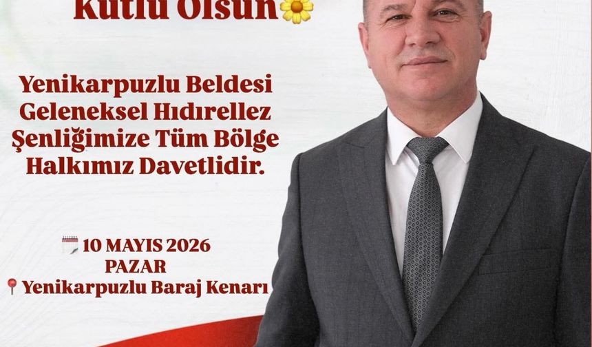 Yenikarpuzlu’da Hıdırellez Şenlikleri 10 Mayıs’ta!